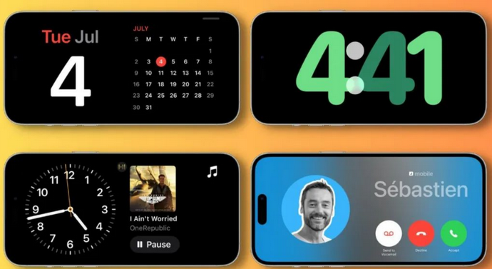 武清苹果手机维修分享iOS17横屏充电待机显示有什么好处 