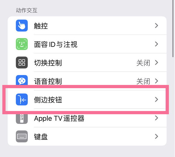 武清苹果14维修店分享iPhone14 Plus侧键双击下载功能关闭方法 